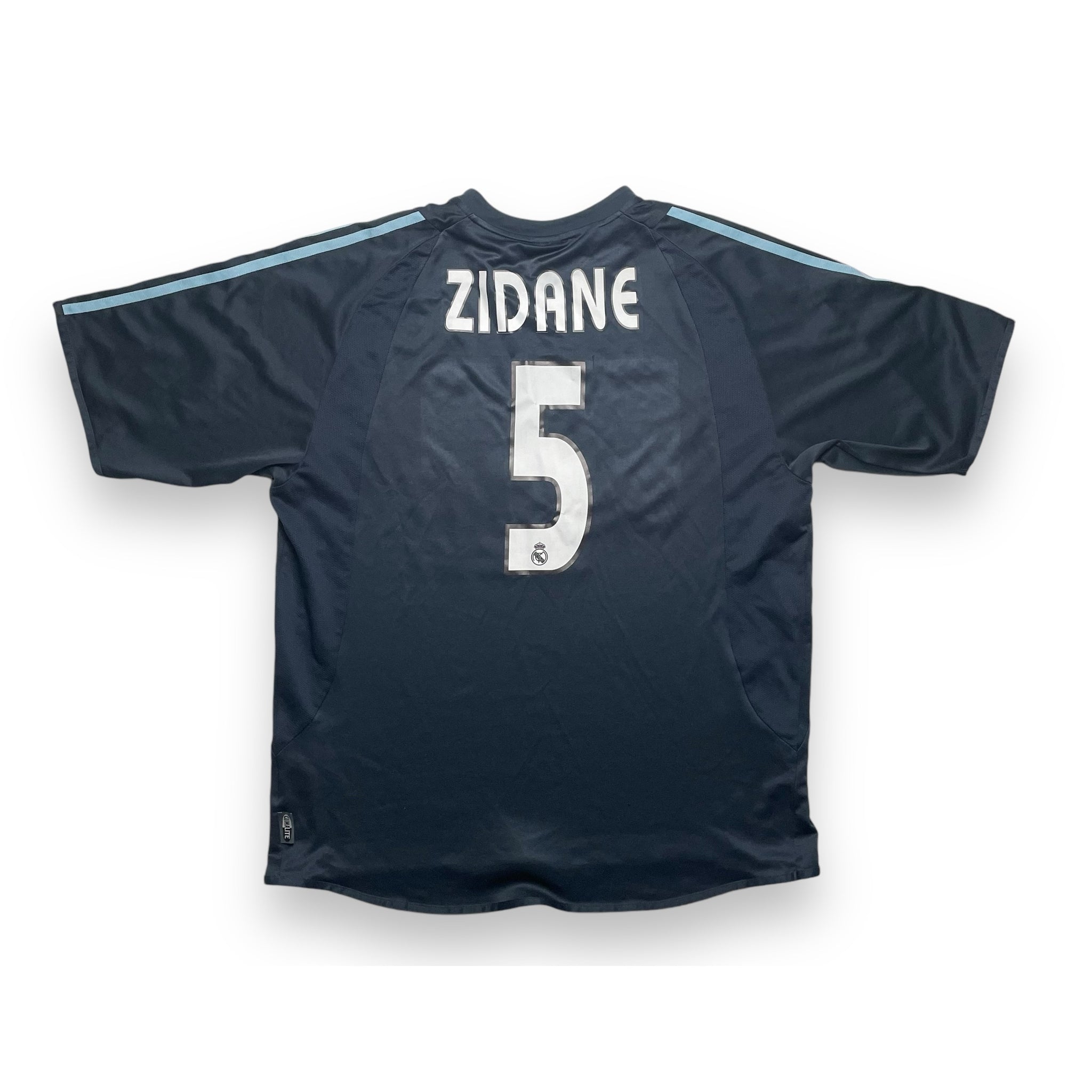 REAL MADRID 2003/04 AWAY FOOTBALL SHIRT ‘ZIDANE #5’ (XL)