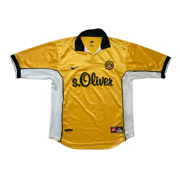 BORUSSIA DORTMUND 1998/00 HOME FOOTBALL SHIRT (M)