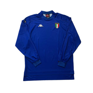 ITALY 1998/00 HOME LONG SLEEVE FOOTBALL SHIRT (XL)