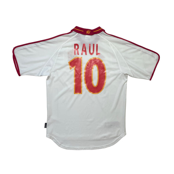SPAIN 2000/02 THIRD FOOTBALL SHIRT ‘RAUL #10’ (M)